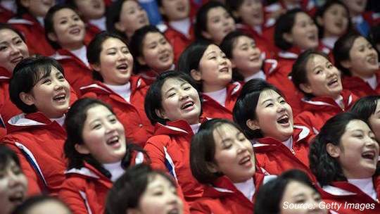 North    Korea    cheerleaders