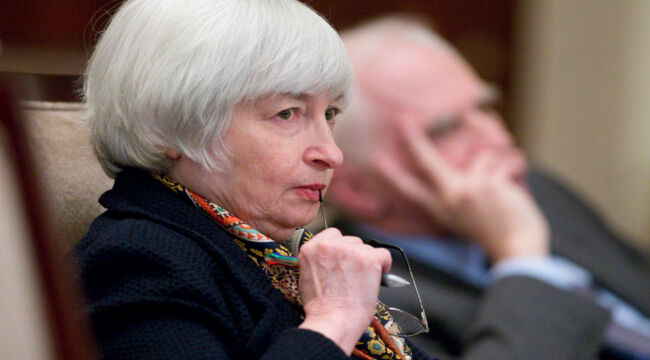 Janet Yellen’s at It Again