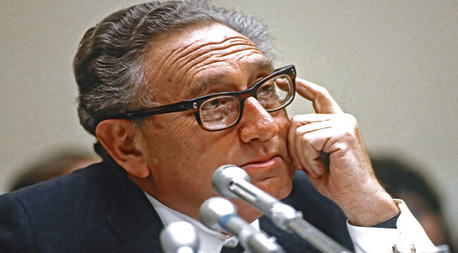 Kissinger Meets St. Peter
