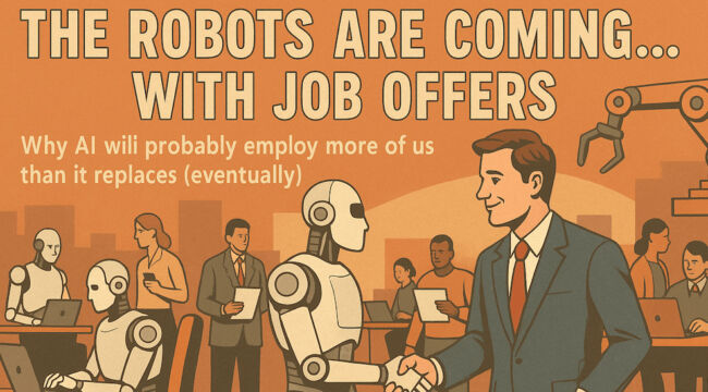 The Robots Are Coming… With Job Offers