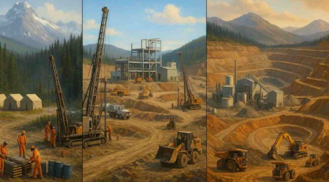 The 3 Stages of Gold Miners