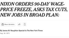 Flashback: Nixon, Price Controls, and COVID