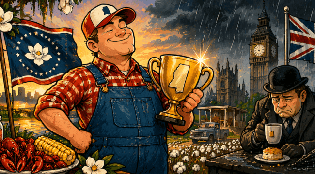 Congratulations, Mississippi. You've Earned It.